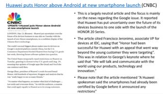 荣耀获全球媒体盛赞，赵明 以创新科技对话世界